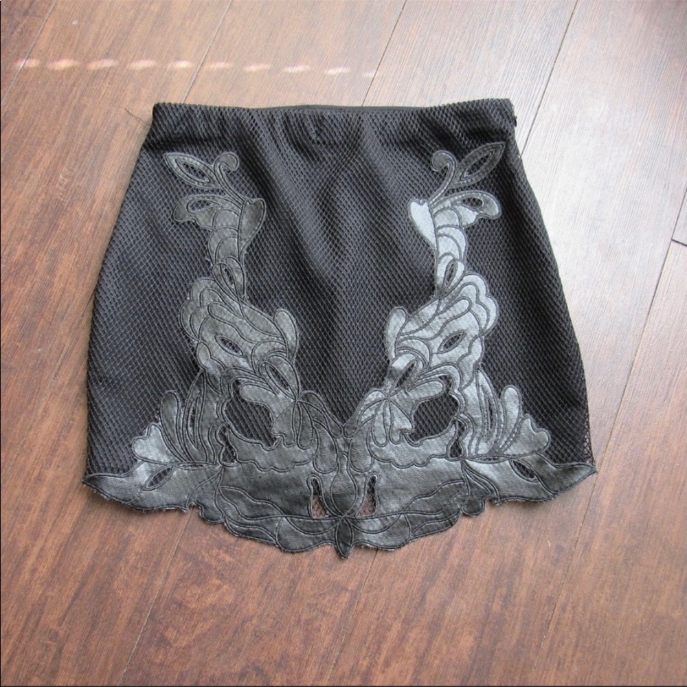 Sexy Black Mini Skirt🌸